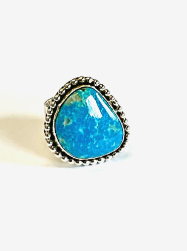 Ronnie Willie Sterling Silver Ring with Turquoise