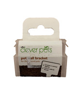 1 x Clever Pots 20cm Round Pot Wall Bracket Brand New includes Free UK P&P