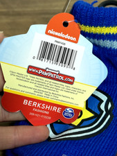 Chase Paw Patrol Hat Glove Set - TODDLER SIZE - NEW