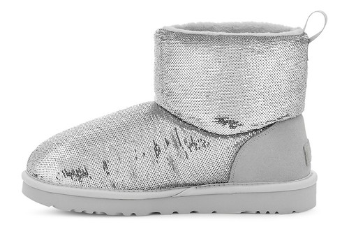 NIB UGG® Women's Classic Mini Mirror Ball Pull On Cold Weather Boots, size 11, S - 第 5/7 張圖片