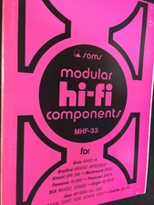 MHF-33 SAMS HI-FI  PHOTOFACT ARVIN BRADFORD HITACHI MASTERWORK PANASONIC    NOS