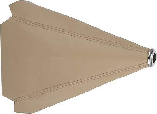 Cubierta de bota de cambio de 1 pieza negra a prueba de polvo beige cuero PU para transmisión manual - Imagen 4 de 7