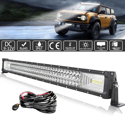 32 Zoll LED Lichtleiste Flut Spot Kombination für Offroad Geländewagen 4x4