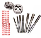 1Pc Schrader Tyre Valve Thread Tap / Die 5V1-36 ~ 15V1-24 Full Size Option