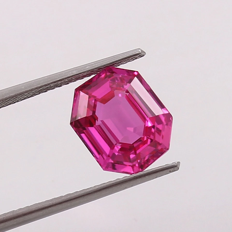 AAA 5.70 CT Natürlich Makellos Ceylon Rosa Saphir Strahlender Schnitt Locker - Bild 2 von 4
