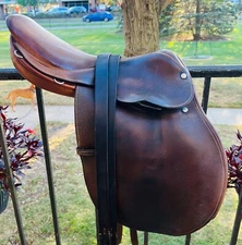Beval saddle with Leathers 16.5 in Seat