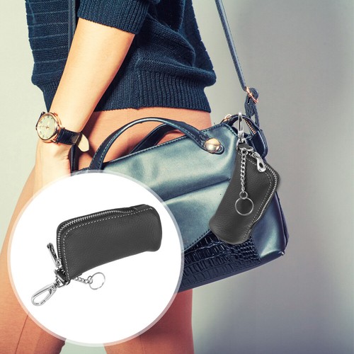 Coin Wallet Key Bag Man Miss Pouches Change Purse for Men Auto with Hook