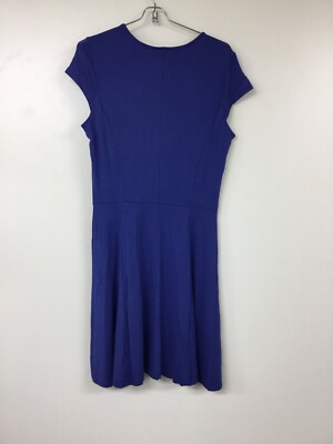 Lark & Ro Cap Sleeve, Knee Length Casual Lightweight Dress, Blue, Small.  NWOT | eBay