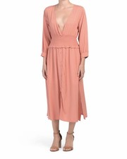 NWT Q & A Midi Dress with Ruched Waists