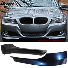 For 09-12 BMW E90 3-Series OE Style Front Bumper Lip Splitters Painted #A76 Blue