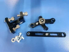 Lambretta BLACK ANODISED CNC 6061 ALLOY GEAR LINKAGE SET
