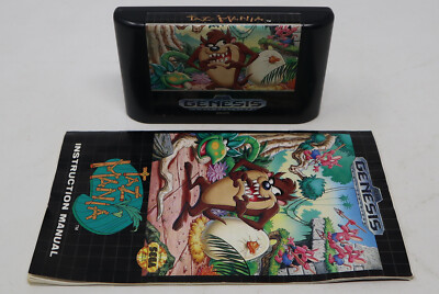 Taz-Mania Sur Sega Mega Drive - Cartouche Seule (PAL, état Correct)
