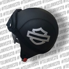 Casco Harley Davidson visiera interna scomparsa personalizza in pelle stampe