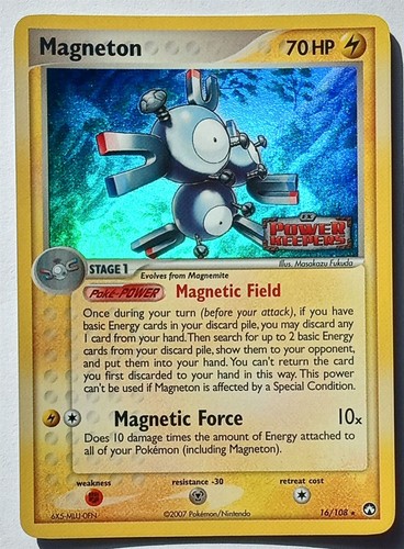 Pokemon - Magneton - Power Keepers 16/108 - Reverse Holo selten - Neuwertig