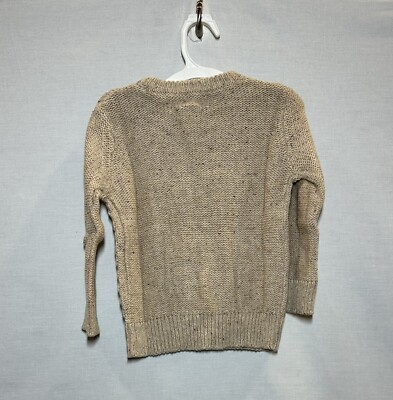 Toddler Boys' Crew Neck Cable Knit Sweater Cat Jack Oatmeal