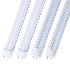 6500K LED Shop Light Bulb 4FT T8 T10 T12 Tube 22W G13 2-Pin 4-50 PCS Replacement