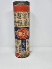 Vintage Special Tinkertoy Set Windlass Drive With 91 Pieces Made In USA
