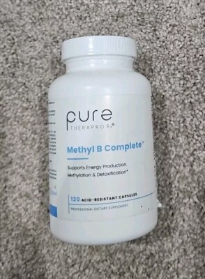 Pure Therapro Rx Methyl B Complete - Optimal Methylated B Complex 120 Caps 11/26