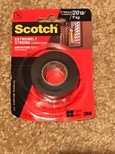 Scotch  Extreme Mounting Tape 414-48, 1 in x 4 ft 25,4 mm x 1,21 m 