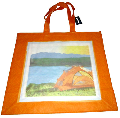 Reusable Tote Bag ~ 19'' X18'' X 8'' ~ CAMPING~MARSHALL'S
