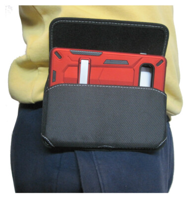 Mgbca Magnetic Nylon Phone Pouch For Galaxy S10 Plus Case Belt Clip Holder (S) 