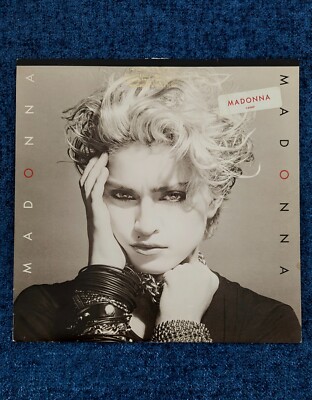 MADONNA PROMO GOLD STAMPED SELF TITLED 12'' VINYL LP FIRST ALBUM