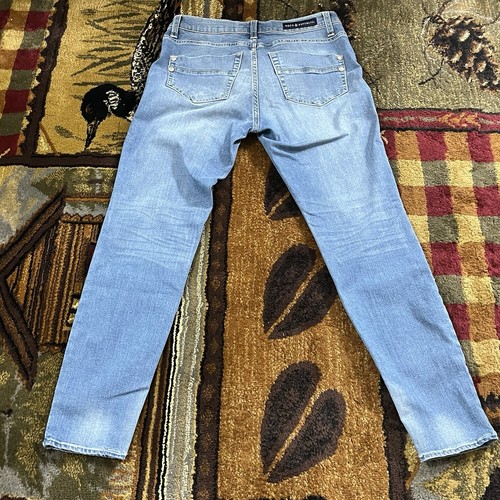 Rock & Republic Kashmiere Blue Denim Skinny Jeans Size 10 M - Picture 2 of 19