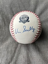 VIN SCULLY Signed Los Angeles Dodgers 60th Anniversary Baseball PSA/DNA HOF