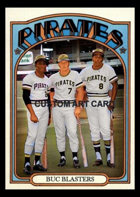 Roberto Clemente Stargell Bob Robertson  Art Card Pirates