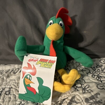 NEW Kellogg s Mascot Cornelius Rooster Corn Flakes Plush Corny Breakfast Bunch