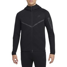 Nike Sportswear Tech Fleece Windrunner Full Zip Hoodie FW24 Black/Black
