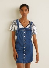 NEW MANGO (Zara Group) Dark Denim Jean Dress size EUR L, USA M