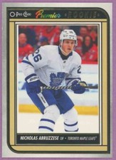 2022 22-23 OPC O-PEE-CHEE PREMIER ROOKIE MAPLE LEAFS NICHOLAS ABRUZZESE #P-88