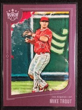 2019 Diamond King Plum Frame Mike Trout Short Print #133 🔥⚾️🔥
