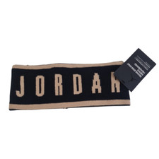 Nike Men's Air Jordan 129862 Reversible Headband Retro Jumpman Black/Tan One Sz