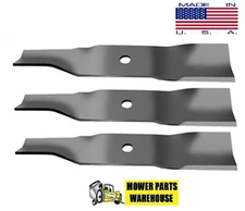 3 LAWN MOWER BLADES FOR CUB CADET 44" CUT 01008616 02005020 Z-FORCE HIGH LIFT