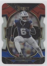 2022 Panini Select Concourse Red & Blue Prizm Die-Cut Donovan Wilson #86 2k3