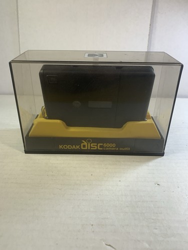 Fotocamera a disco Kodak 6000 vintage con vetrina originale da negozio made in USA rara - Foto 10 di 16