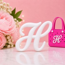 Bag Charms for Bogg Accessories Decorative Insert Alphabet Lettering H Bog Bag