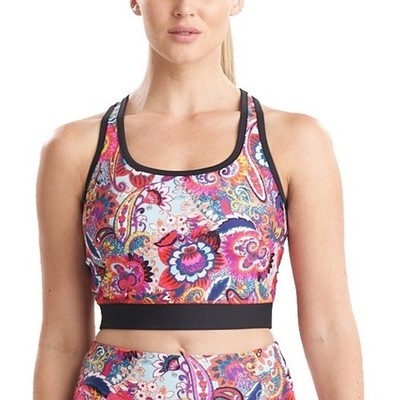 Josie naturi Solstice T-Back Crop Top - size medium