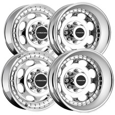 Set Of 4-17 Inch Vision 181 Hauler Dually 8x200 Chrome Wheels Rims Set Of 4-17 Inch Vision 181 Hauler Dually 8x200 Chrome Wheels Rims