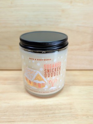 NEW HOLIDAY ~ SUGARED SNICKERDOODLE  SINGLE WICK CANDLE  BBBY Bath & Body Works