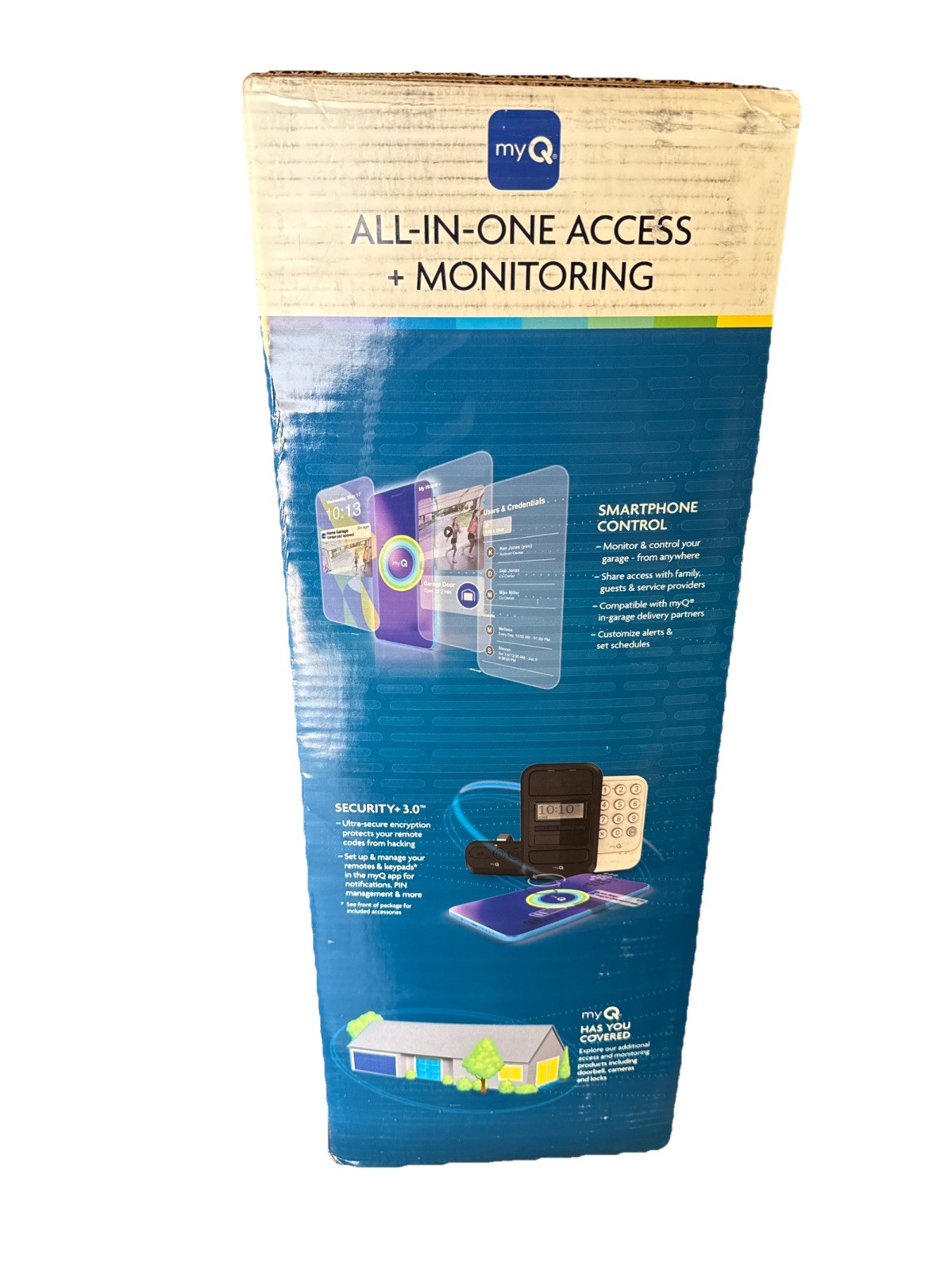 1 HP Smart Belt Drive Garage Door Opener with Battery Backup, Camera MSRP $289