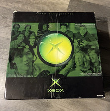 Microsoft Xbox Console Bundle w/ Box, 2 Controllers, AV & Power Cords NTSC