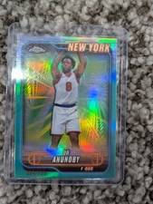 2024-25 Topps Chrome - OG Anunoby #60 Aqua Refractor /199