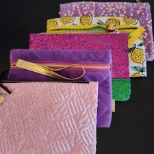 Ipsy Glamour Makeup Bag Bundle Set Of 5 New