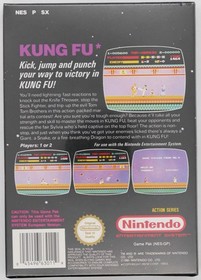 Kung Fu Nintendo Entertainment System Nes Sealed Graded 90 Pixel no WATA VGA