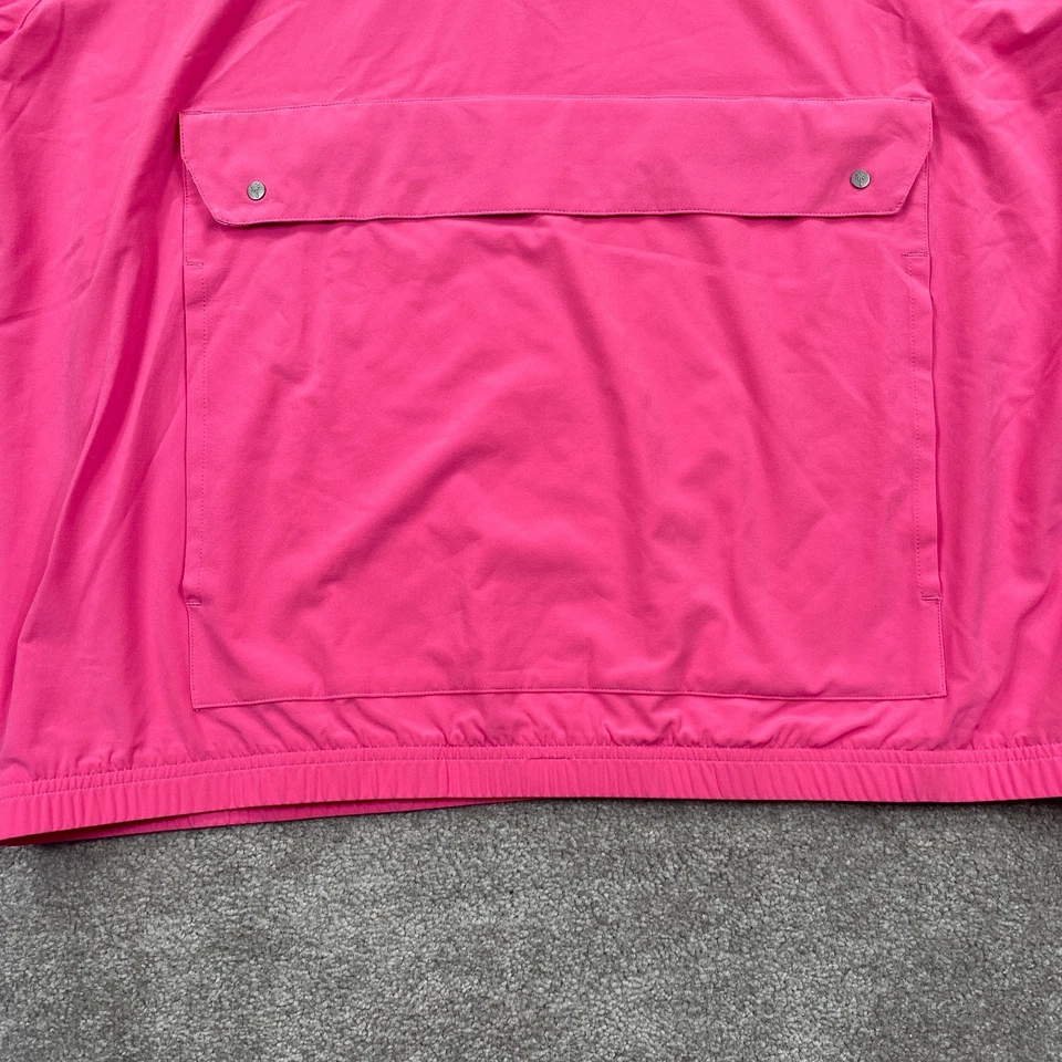Chaqueta cortavientos con capucha 1/4 cremallera PUMA Palm Tree Crew para hombre talla XL rosa Foto 4 de 4