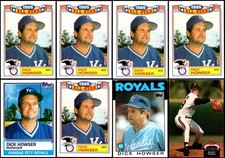 Topps Dick Howser (8) Card Lot - EXCLUSIVE – BE AMONG THE FIRST TO OWN IT!