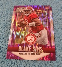 2015 Panini Prizm Draft Picks Blake Sims Alabama Purple Flash 80/99 #161